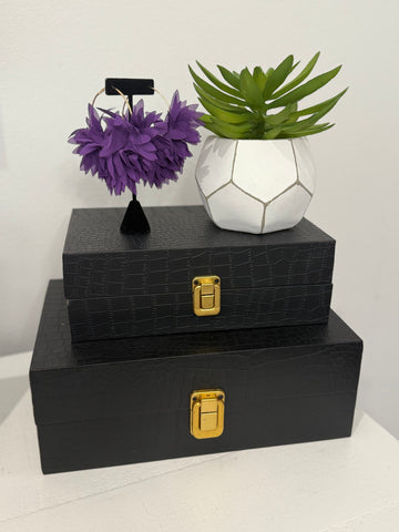 Petal Hoops (Purple)