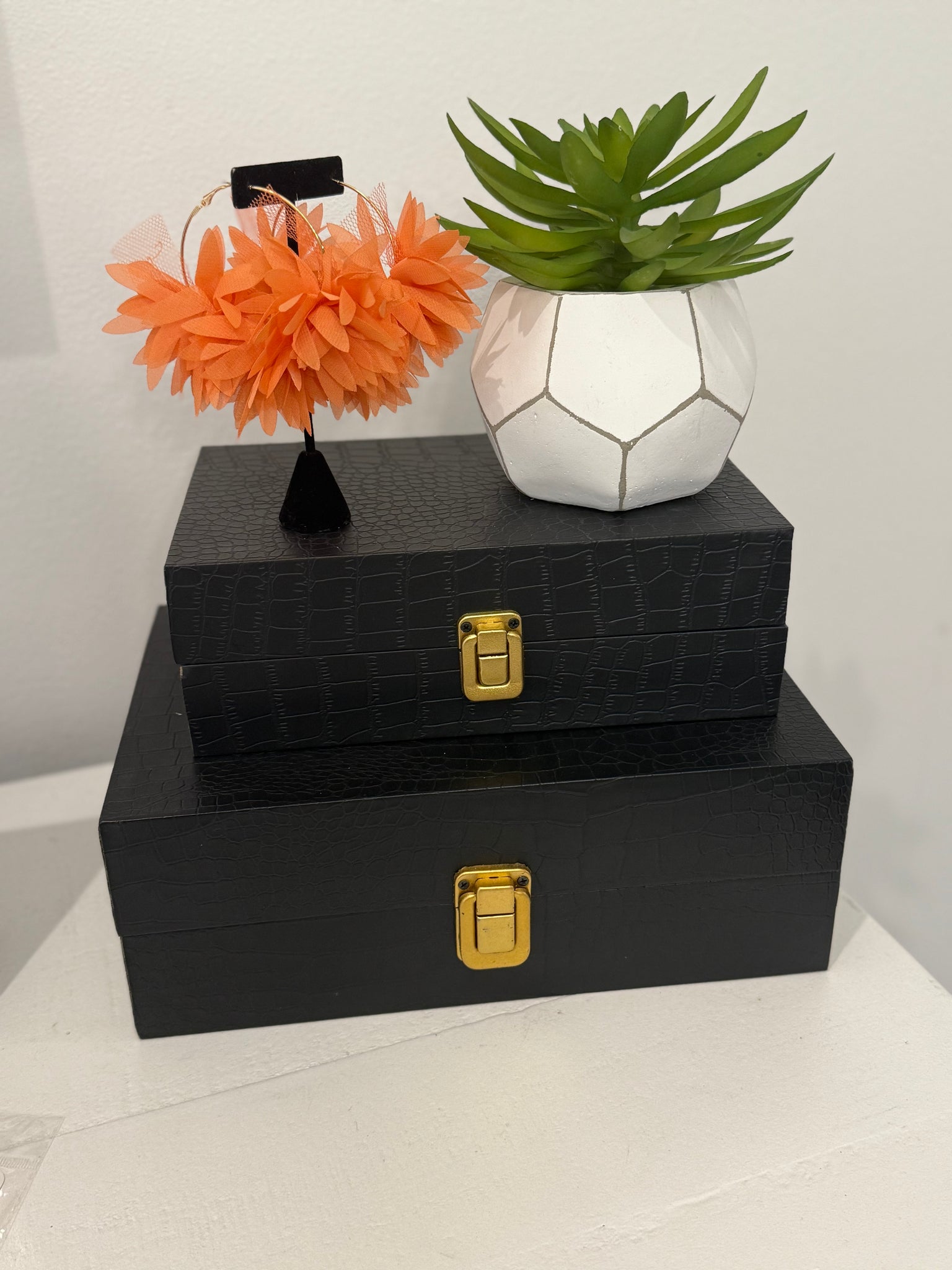 Petal Hoops (Orange)